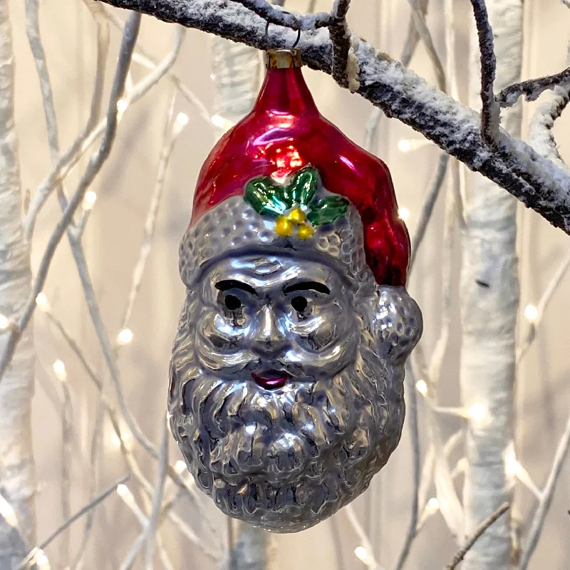 Christmas Decoration for large houses-Vintage Doublefaced Santa Decoration